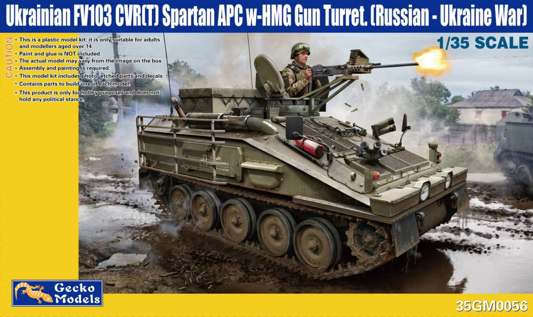 1/35 Veh¡culo blindado Ukrainian FV103 CVR(T) Spartan APC w-HMG