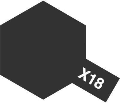 MINI 10ml X-18 Semi Gloss Black