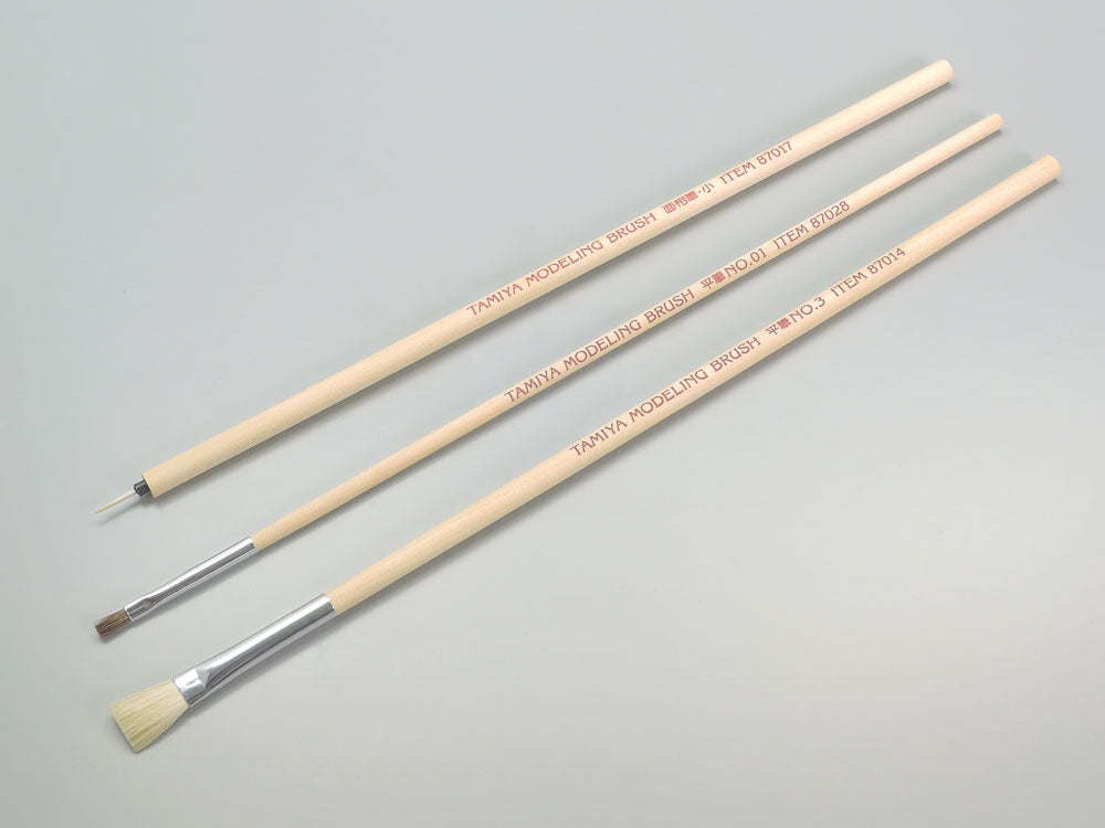 Pennelli Basic Set (Flat Brush No. 3, Flat Brush No. 1 and Pointed Brush Small)