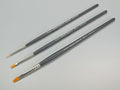 Pennelli Special Set (High Finish Flat Brush No.0, High Finish Flat Brush No.2, High Finish Pointed Brush - Ultra Fine)