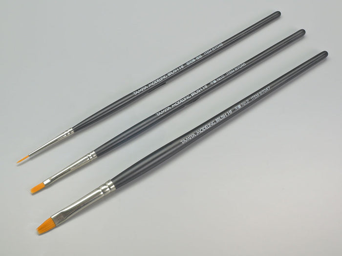 Pennelli Special Set (High Finish Flat Brush No.0, High Finish Flat Brush No.2, High Finish Pointed Brush - Ultra Fine)