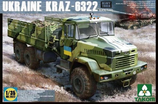 1/35 Ukraine KrAz-6322 Heavy Truck (late type)