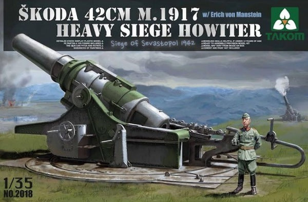 1/35 Skoda42cm M.1917 Heavy Siege Howitzer with E. von Manstein