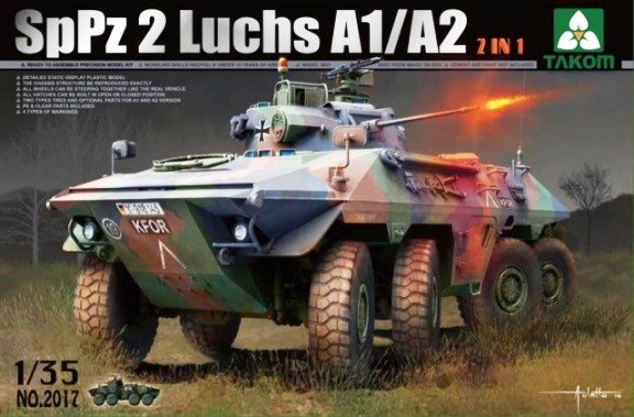1/35 Bundeswehr SpPz 2 Luchs A1/A2 2 in 1