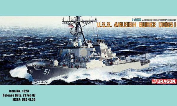1/350 U.S.S. Arleigh Burke DDG-51