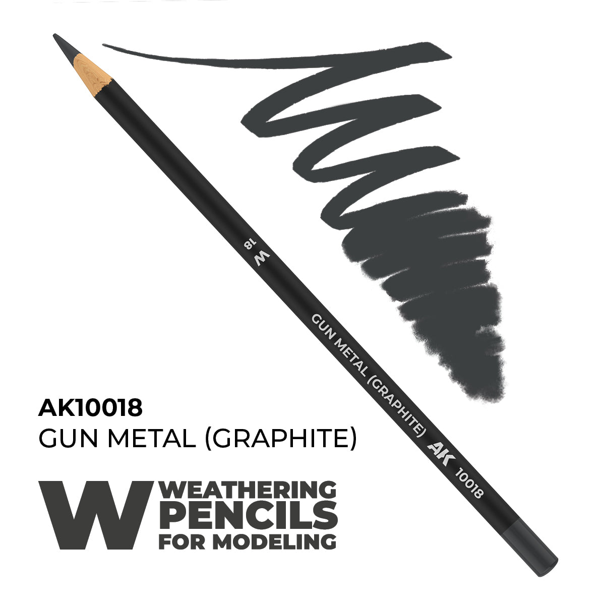 Watercolor Pencil Gun Metal (Graphite)