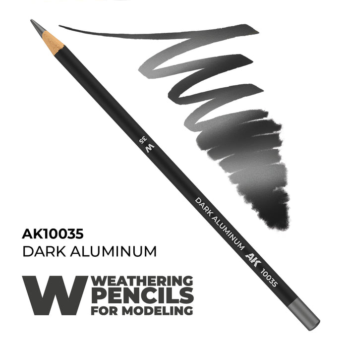 Watercolor Pencil Dark Aluminum Nickel