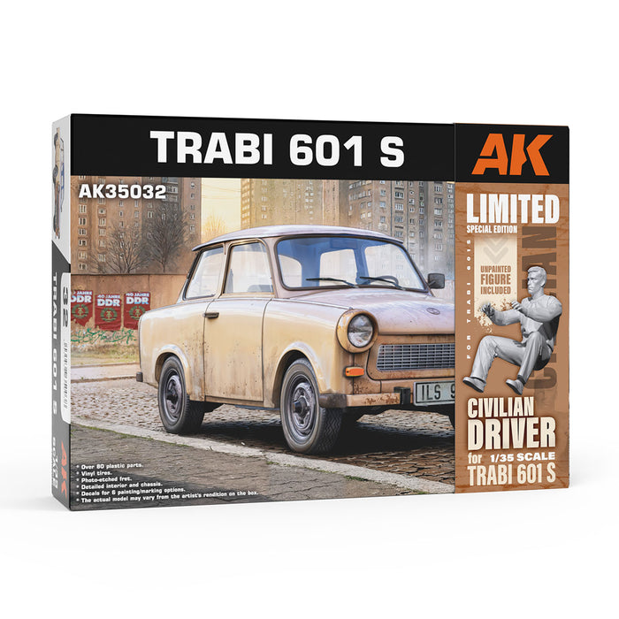 1/35 TRABANT 601 S (Limited Edition: Unpainted Figure Included)