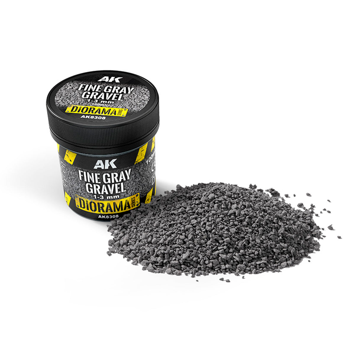 FINE GRAY GRAVEL 1-3 mm 100ml