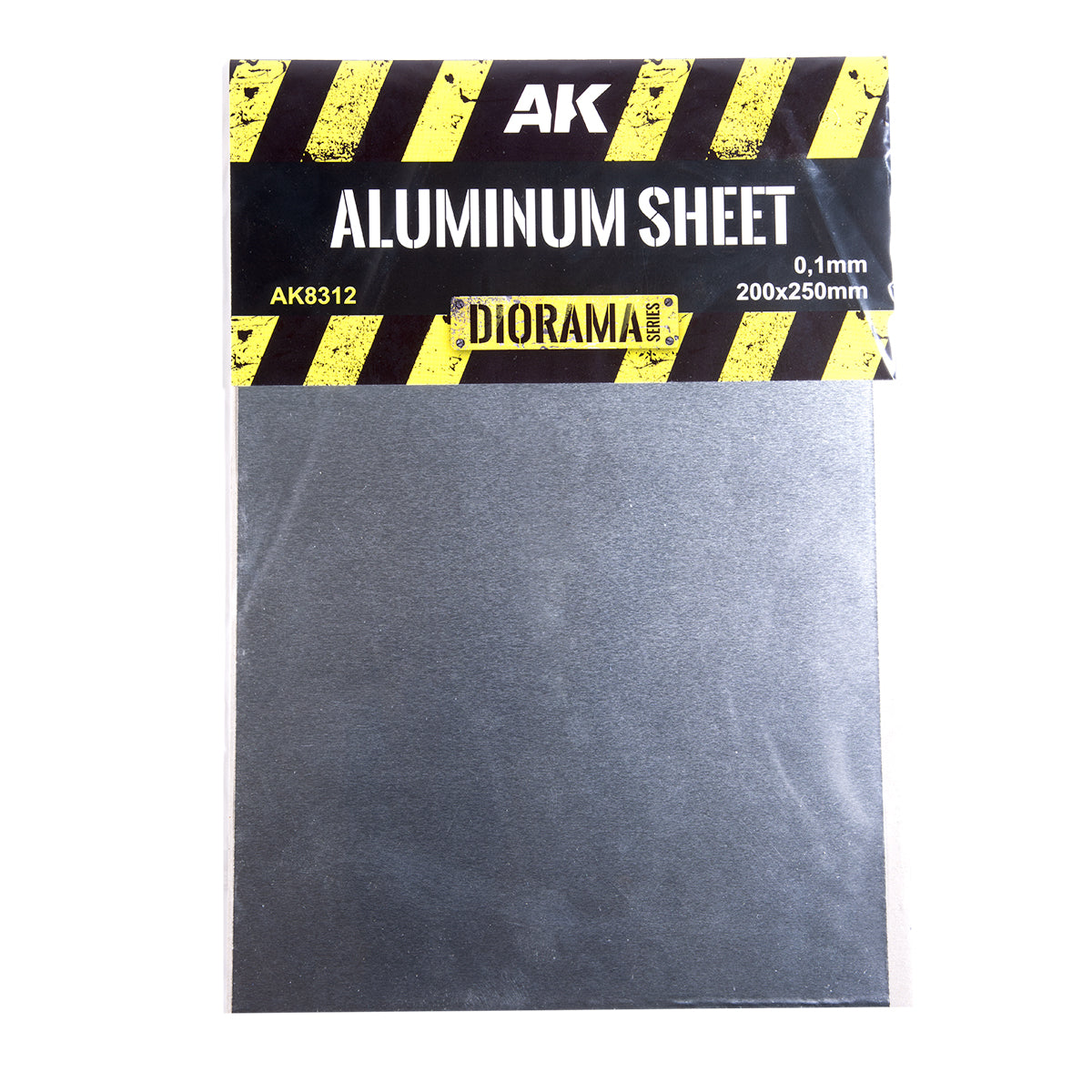 Aluminium Sheet 100um 200x250mm