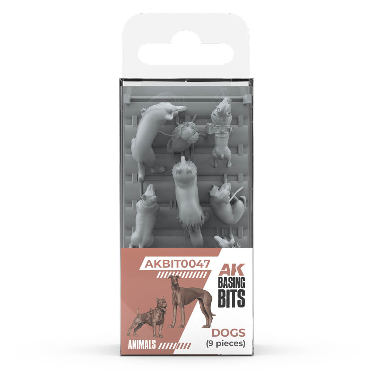DOGS  9 pieces