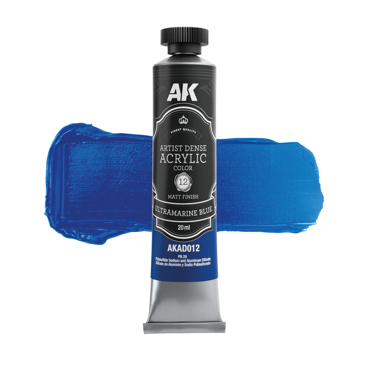 Ultramarine Blue - Artist Dense Acrylic Color Matt Finish 20ml