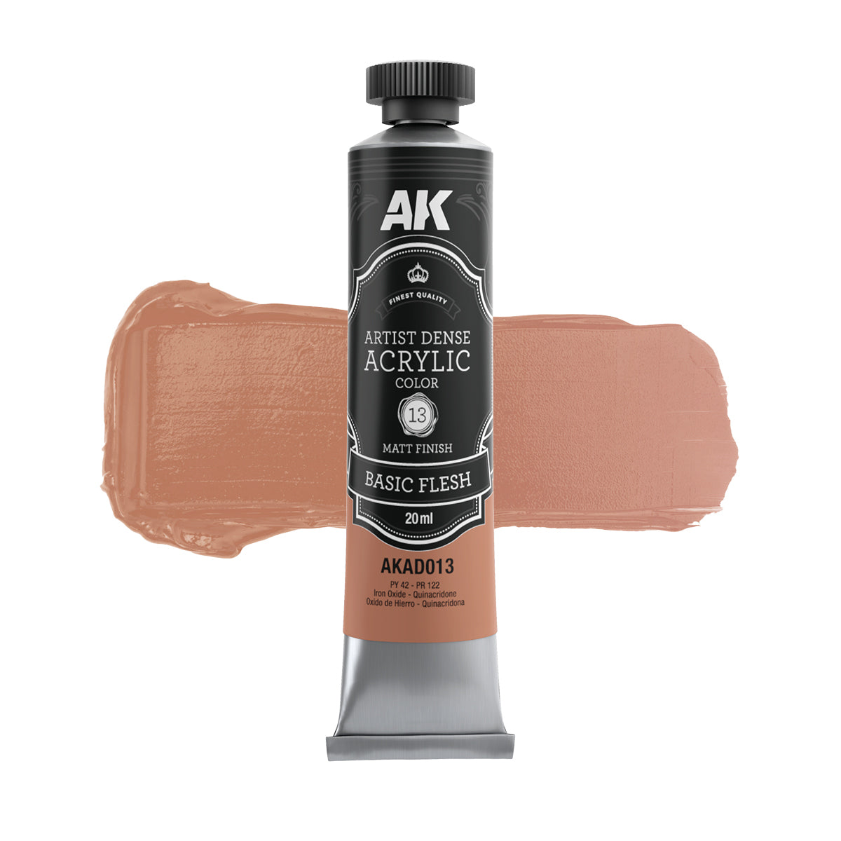 Basic Flesh - Artist Dense Acrylic Color Matt Finish 20ml