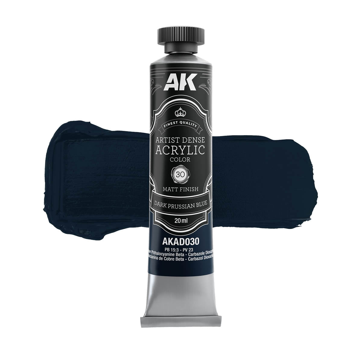 DARK PRUSSIAN BLUE - Artistic Dense Acrylic