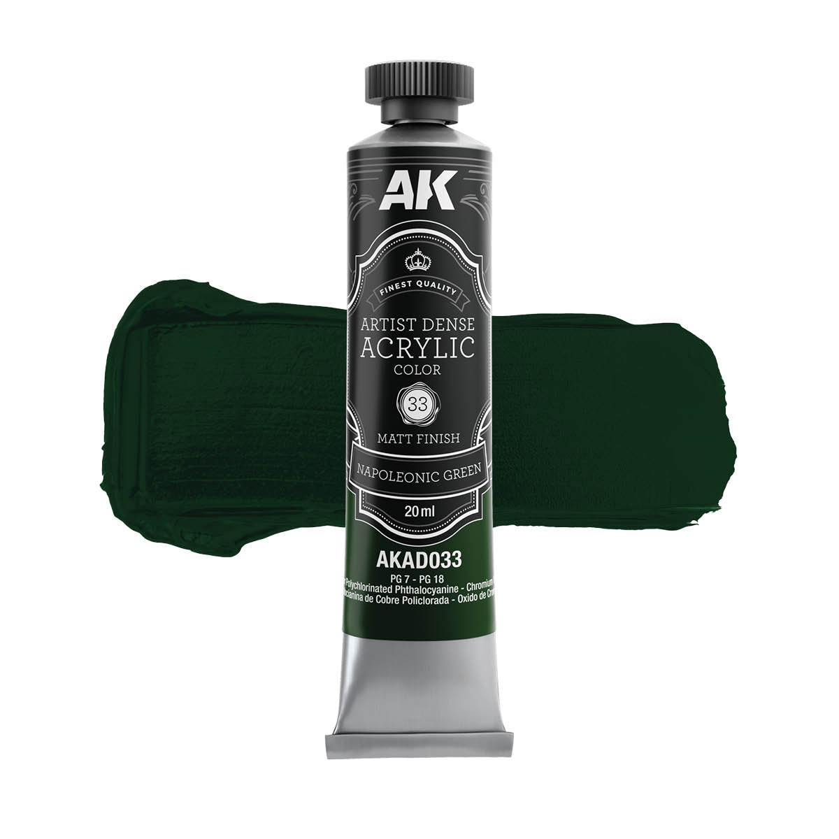 NAPOLEONIC GREEN - Artistic Dense Acrylic