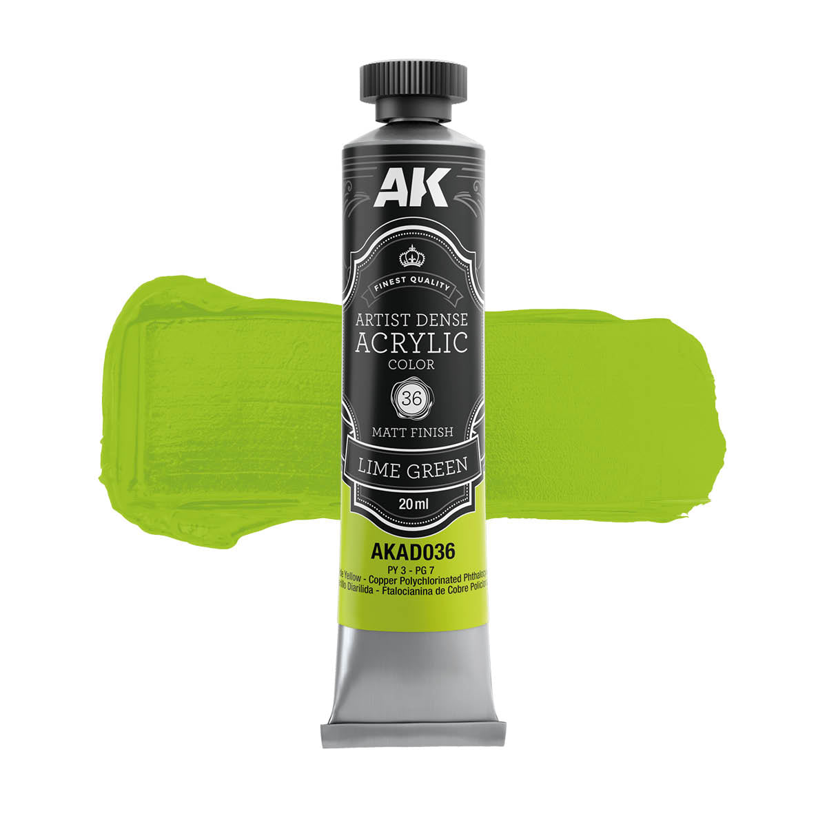 LIME GREEN - Artistic Dense Acrylic