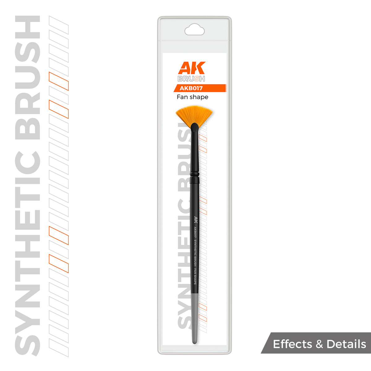 Synthetic Brush - Fan Shape