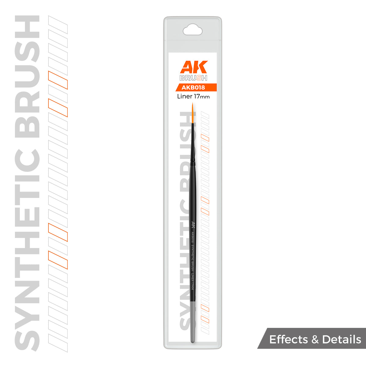 Synthetic Brush - Liner 17mm