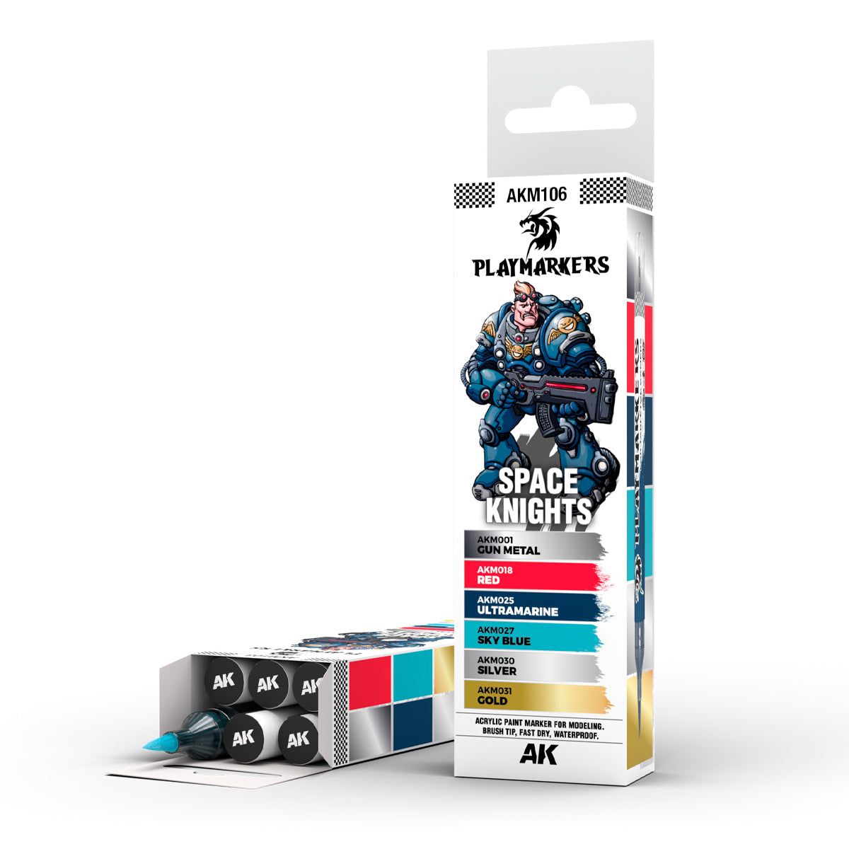 Playmarkers Set -  Space Knight (6 Ref.)