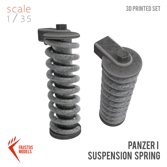 Suspension Spring for Panzer I 3d-print