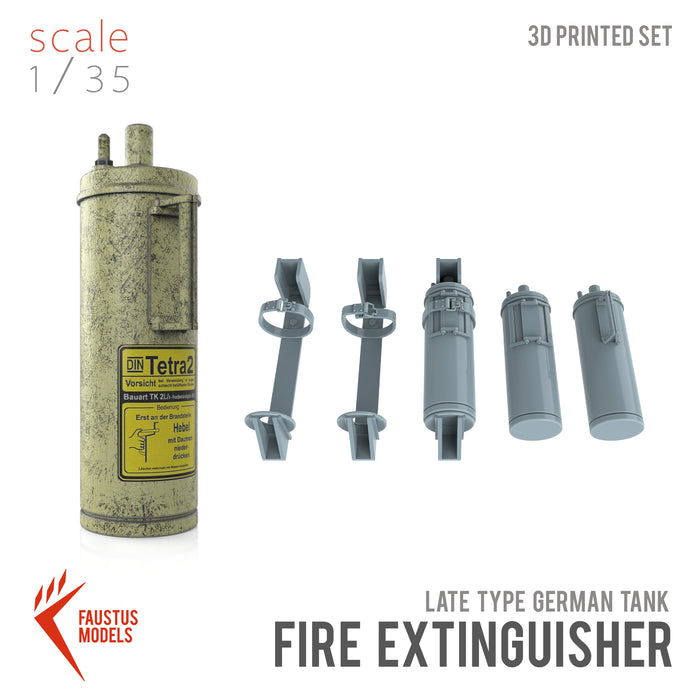 German Fire Extinguisher Late Type 3d-print