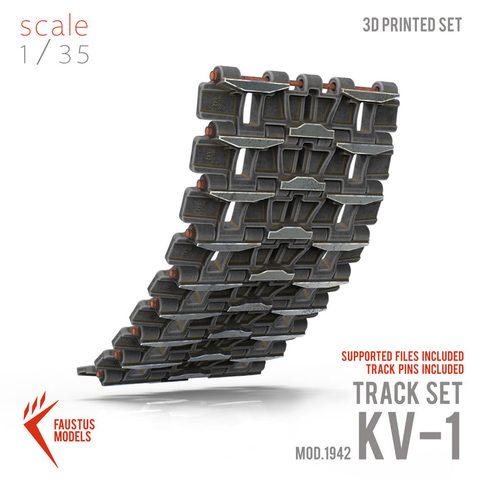 KV-1 Mod.1942 Tracks 3D-Print