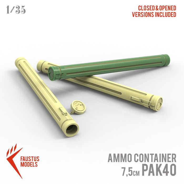 7.5cm Pak40 Ammo Container 3D Print