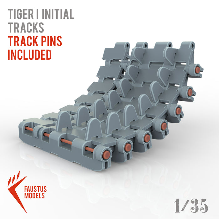 Tiger I Initial Version Tracks 3d-print
