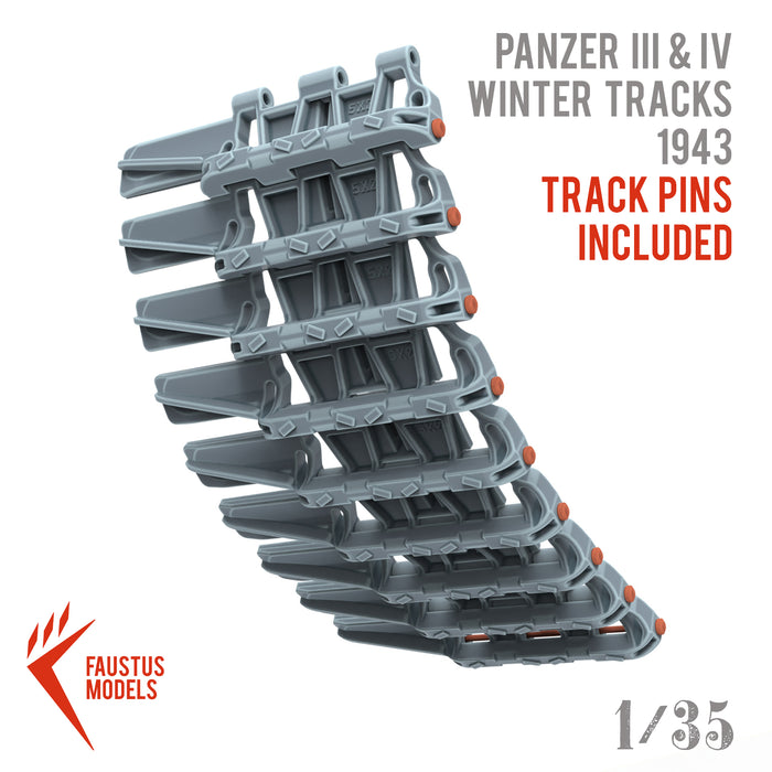 Panzer III&IV Winter Tracks 3d-print