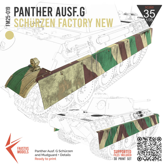 Panther Ausf.G Mud Guard & Aprons Factory New