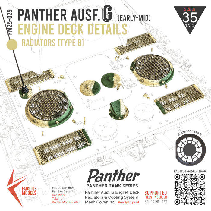 Panther G Early-Mid Engine Details Type B