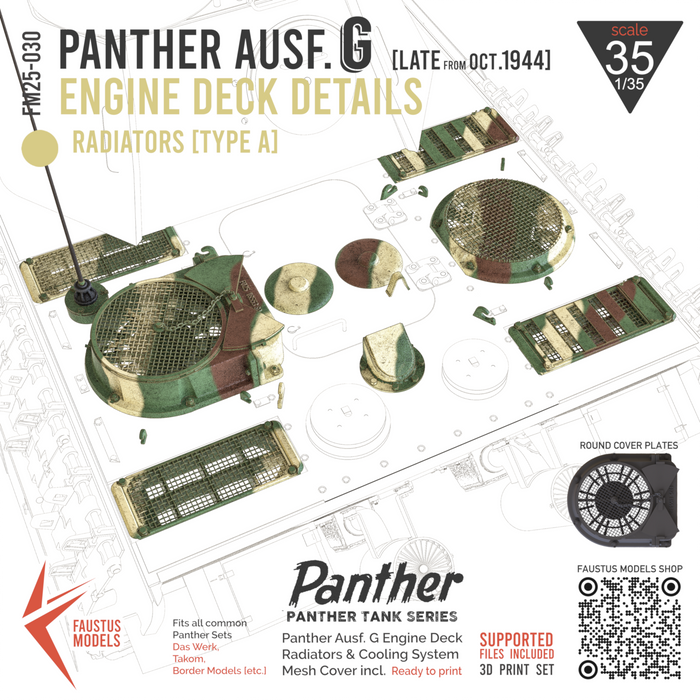 Panther G Late Engine Details Type A