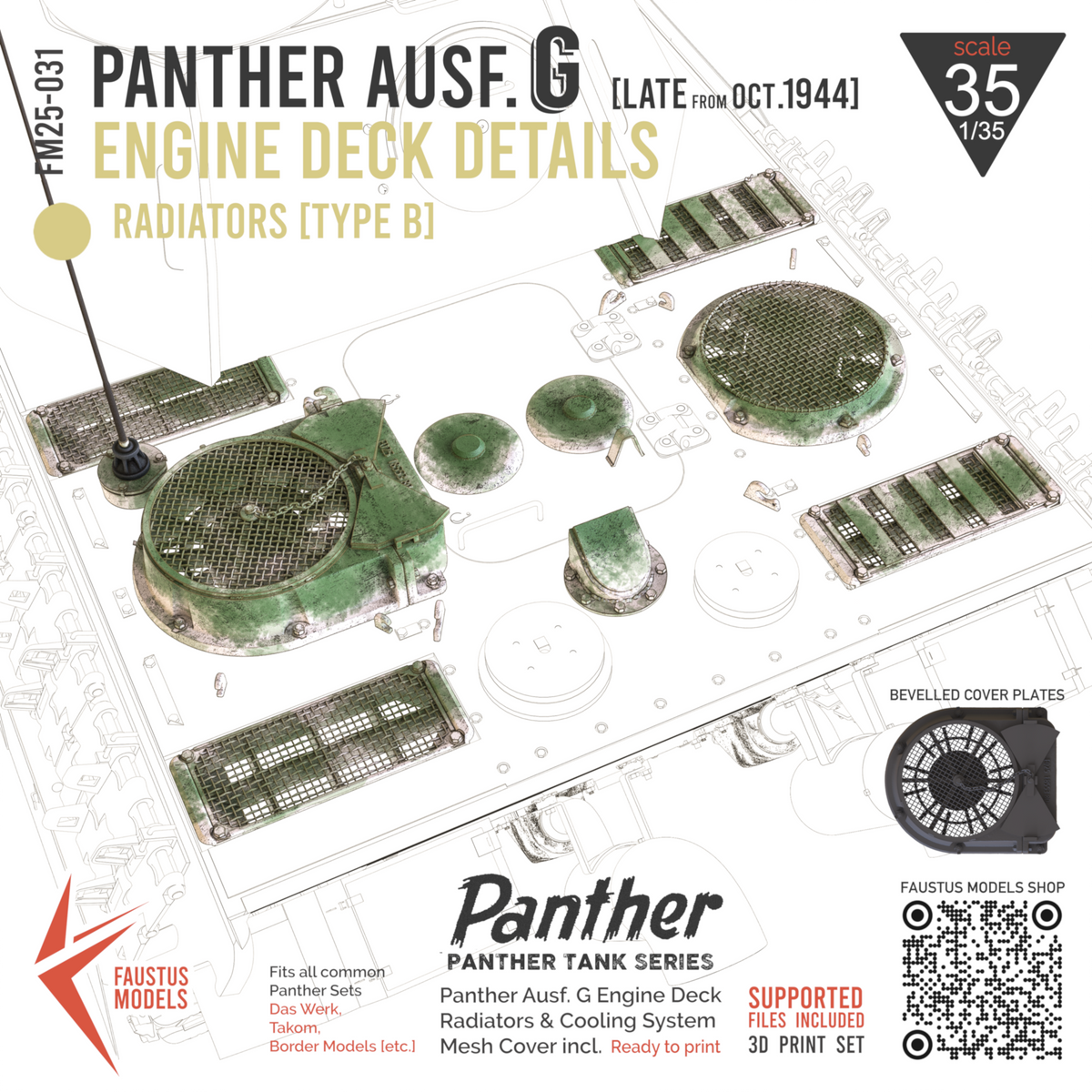 Panther G Late Engine Details Type B