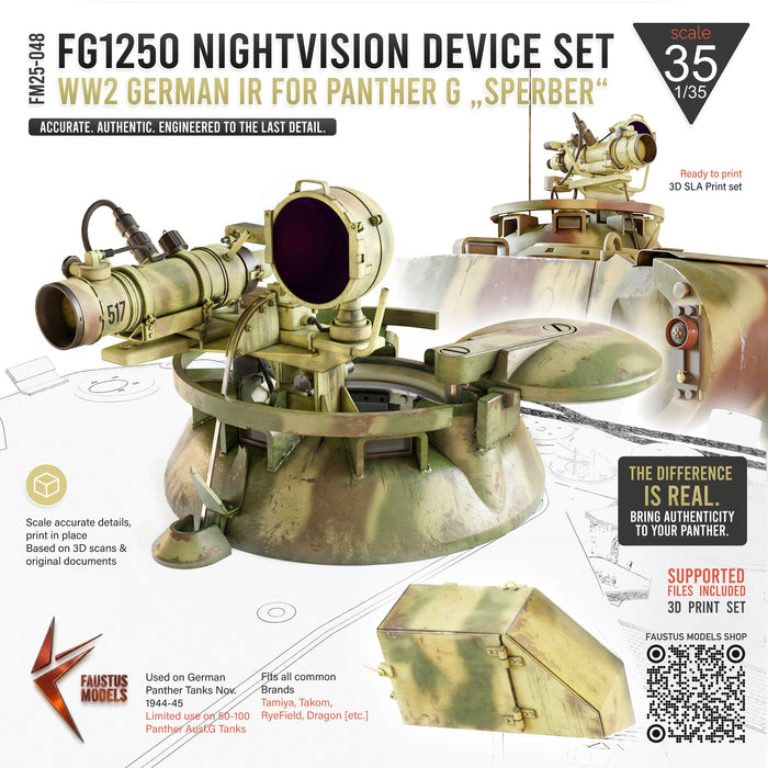 “SPERBER" FG1250 IR Night Vision Device Set 3D-PRINT.