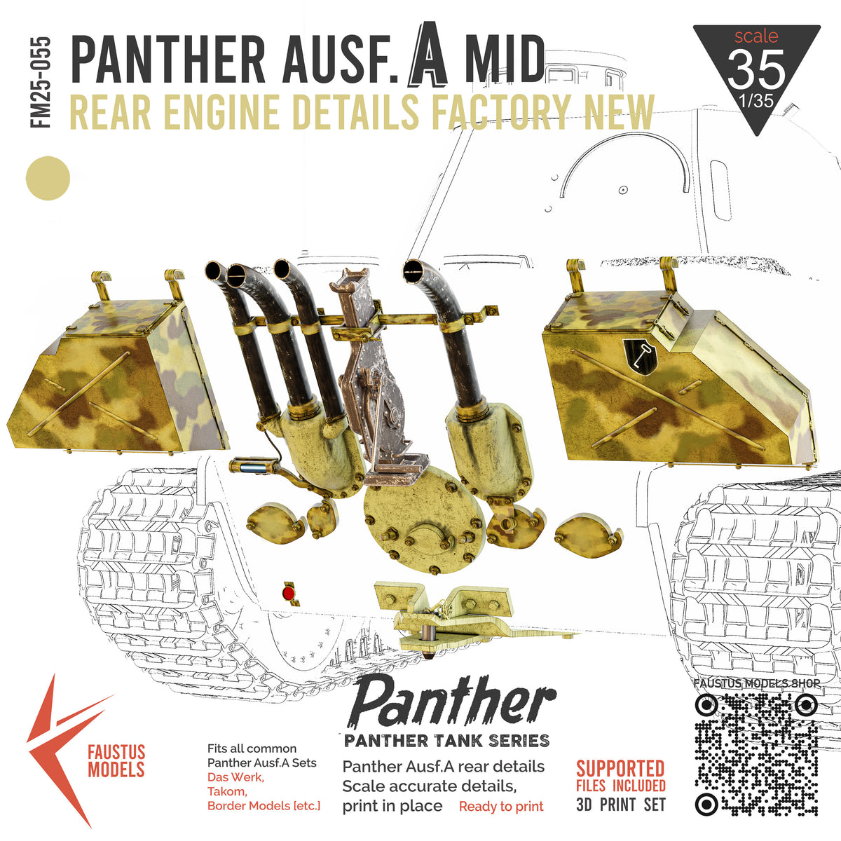 Panther A Rear Details - Mid Version