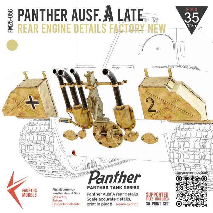 Panther A Rear Details - Late Version
