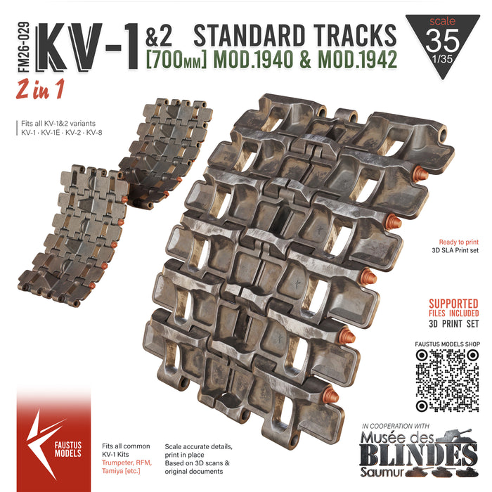 KV-Series 700mm - Standard Track Type [2in1]