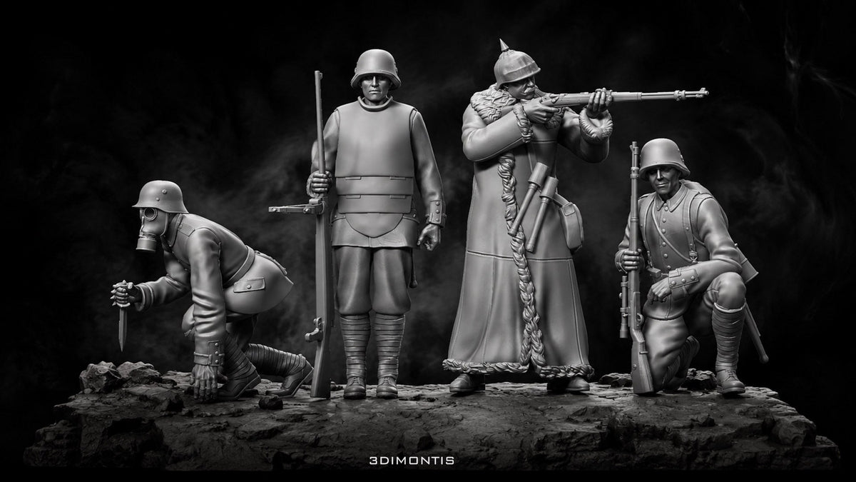 Sturmtruppen / fanteria d’assalto tedesca WWI, 1916–18