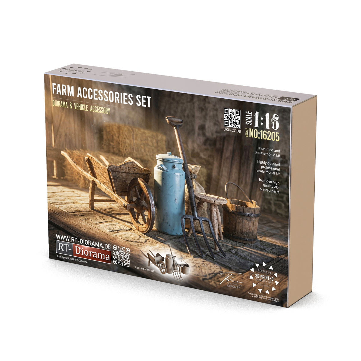 Farm Accessories Set 1/16