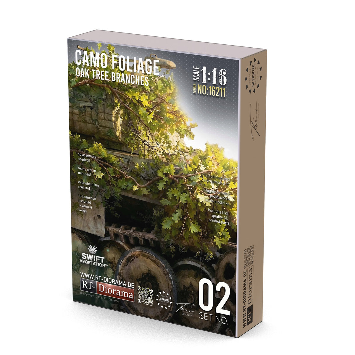 Oak Camo Foliage 1/16