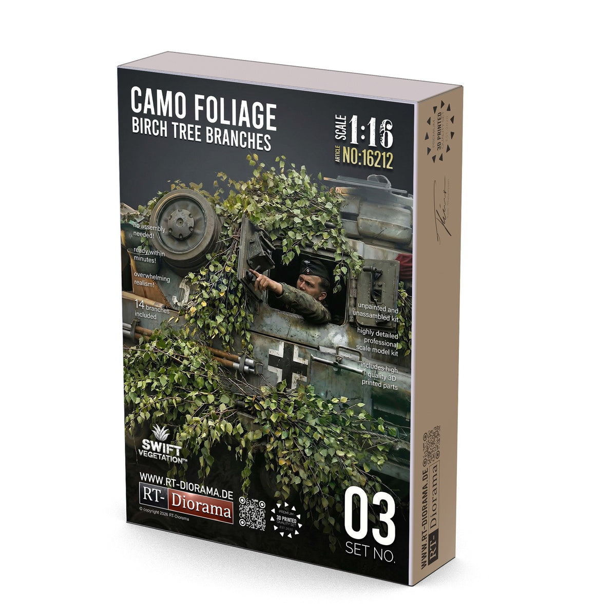 Birch Branches [Camo Foliage] 1/16