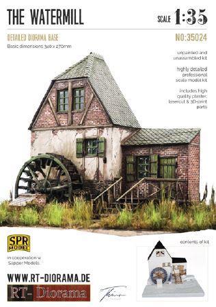 1/35 Diorama-Base: Watermill [Standard]