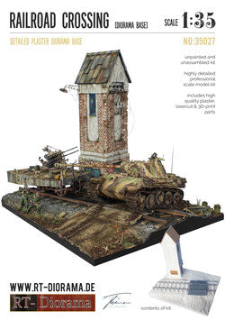 1/35 Diorama-Base: Railroad Crossing [Standard]