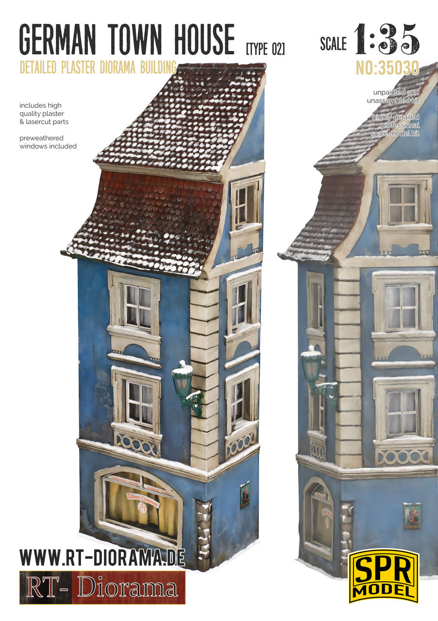 1/35 German town house 2