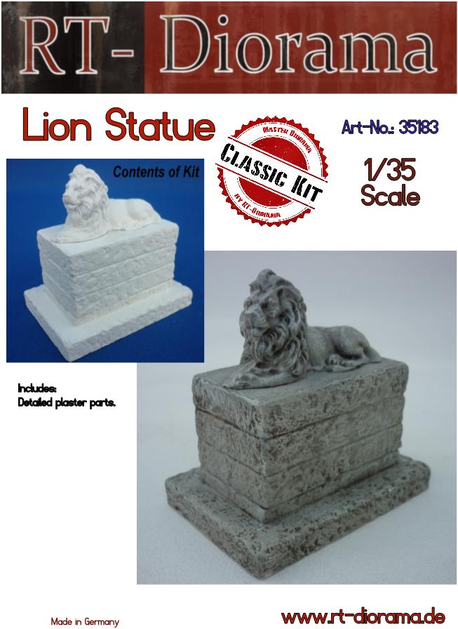 1/35 Lion Statue [Standard]