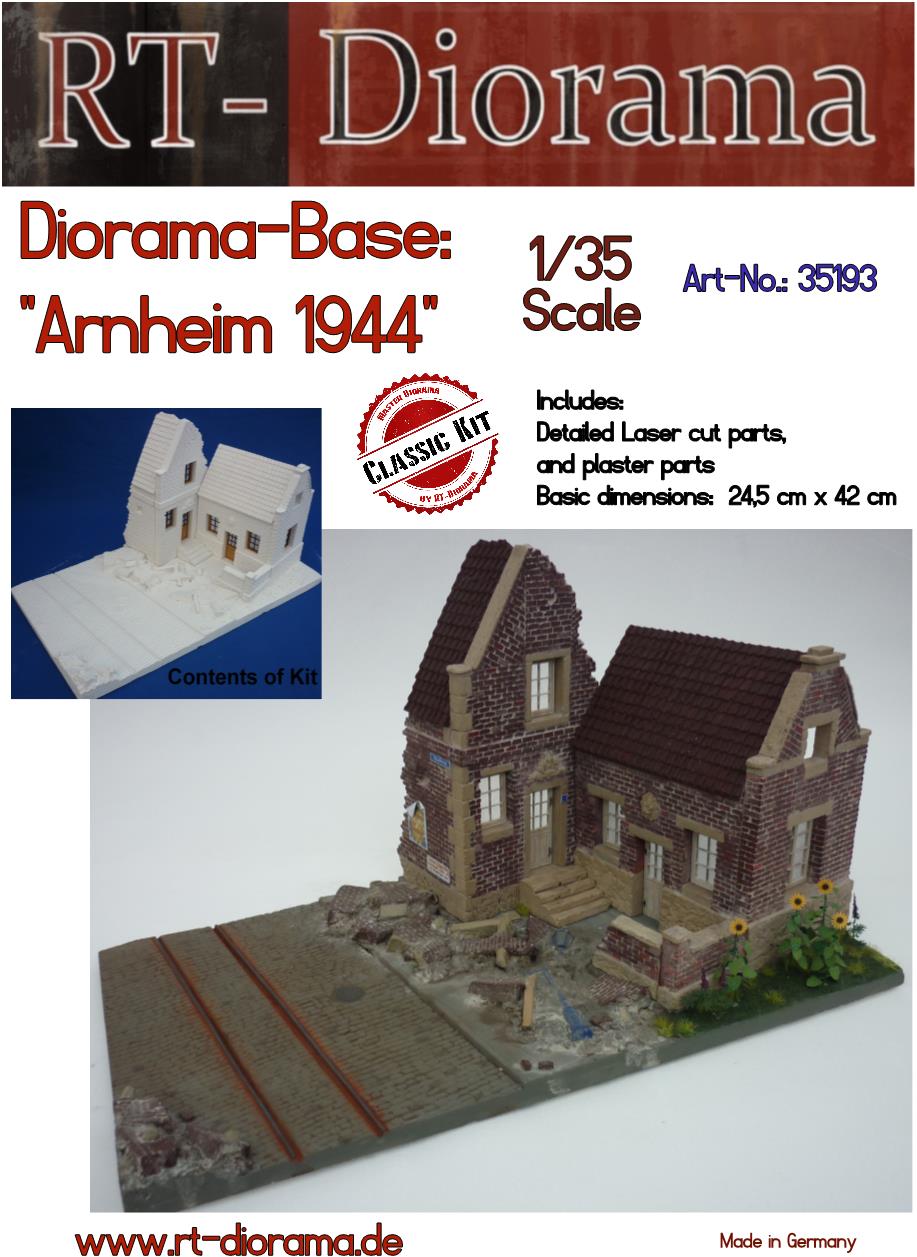 1/35 Diorama-Base: Arnheim 1944 (New Version) [Standard]
