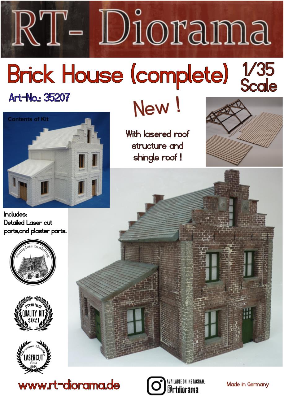 1/35 Brick House (Modular System) [Standard]