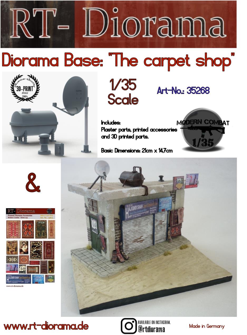 1/35 Diorama-Base: "The carpet shop" [Standard]
