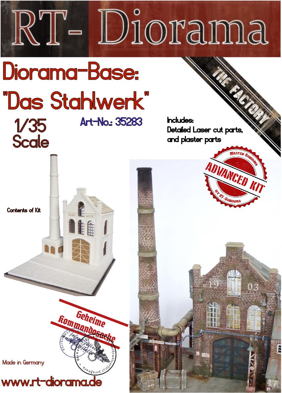 1/35 Diorama-Base: "Das Stahlwerk" [Standard]