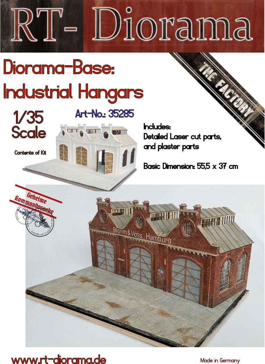 1/35 Diorama-Base: Industrial Hangars [Standard]